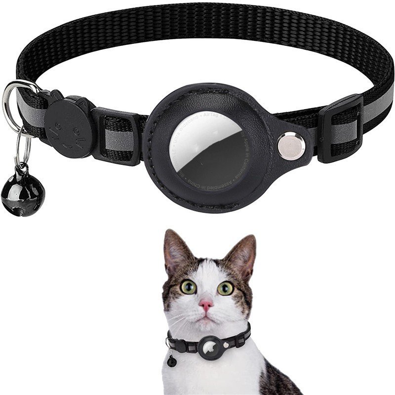 Pet Collar With Bell Airtag Reflective Collar - Image 10