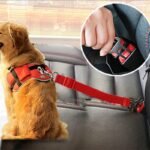 Adjustable Dog Car Safety Seat Belt | Retractable Travel Restraint