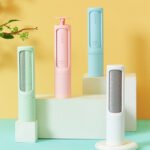 2-in-1 Reusable Pet Hair Remover Brush – Self-Cleaning Lint Roller for Dogs & Cats
