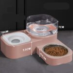 2-in-1 Automatic Pet Water Dispenser & Feeding Bowl for Dogs & Cats - Image 6