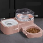 2-in-1 Automatic Pet Water Dispenser & Feeding Bowl for Dogs & Cats - Image 3