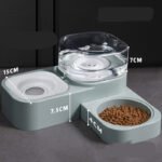 2-in-1 Automatic Pet Water Dispenser & Feeding Bowl for Dogs & Cats - Image 4