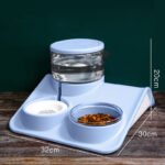 2-in-1 Automatic Pet Water Dispenser & Feeding Bowl for Dogs & Cats - Image 2
