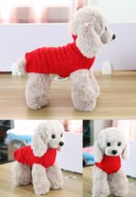 Classic Cable Knit Pet Sweater - Image 5