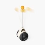 Interactive Rotating Cat Windmill Toy with Suction Base & Treat Bins - Image 7
