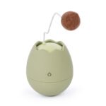 Interactive Cat Egg Toy – Rolling Puzzle Ball with Dangling Teasers - Image 4