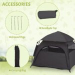 Portable Pop-Up Dog Tent for Large Dogs – Outdoor Shade Shelter with Carry Bag - Image 4