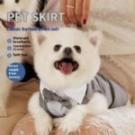 Classic Pet Tuxedo Jacket for Cats & Small Dogs – Formal Button Suit Vest - Image 7