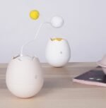 Interactive Cat Egg Toy – Rolling Puzzle Ball with Dangling Teasers - Image 6
