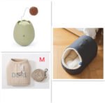 Interactive Cat Egg Toy – Rolling Puzzle Ball with Dangling Teasers - Image 7