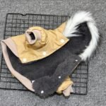 Warm Hooded Dog Jacket with Faux Fur Trim - Image 6
