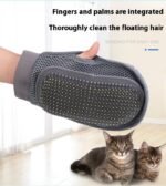 Pet Grooming Bath & Massage Glove – Hair Removal & Deshedding Brush - Image 6