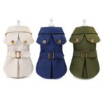 Classic Trench Coat for Dogs – Stylish Pet Jacket