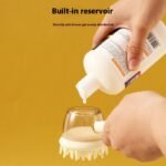 3-in-1 Pet Bath Brush – Shampoo Dispenser & Massage Grooming Brush - Image 4