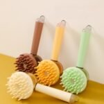 3-in-1 Pet Bath Brush – Shampoo Dispenser & Massage Grooming Brush - Image 3