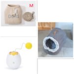 Interactive Cat Egg Toy – Rolling Puzzle Ball with Dangling Teasers - Image 10