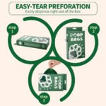 Eco-Friendly Dog Waste Bags with Dispenser – Leak-Proof Poop Bags for Dogs & Cats - Image 6