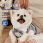 Classic Pet Tuxedo Jacket for Cats & Small Dogs – Formal Button Suit Vest - Image 4