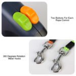 Retractable Dual Dog Leash with LED Light & 360° Tangle-Free Design - Image 5