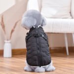 Waterproof Reflective Dog Jacket with Harness - Image 3