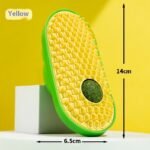 Self-Grooming Cat Scratcher – Wall-Mounted Massage & Grooming Toy - Image 3