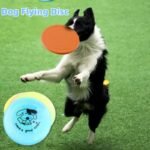 Interactive Silicone Flying Disc Dog Toy – Soft Chew & Fetch Training Frisbee