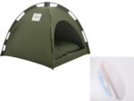 Cat Tent Cooling Mat Dog House Pet Sofa Camping Dog Bed With Cushion For Dog Kennel Indoor Cat Nest Cat Bed Pets Products - Image 7