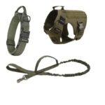 Tactical Dog Harness, Collar & Leash Set – Heavy-Duty Outdoor Training Gear - Image 3